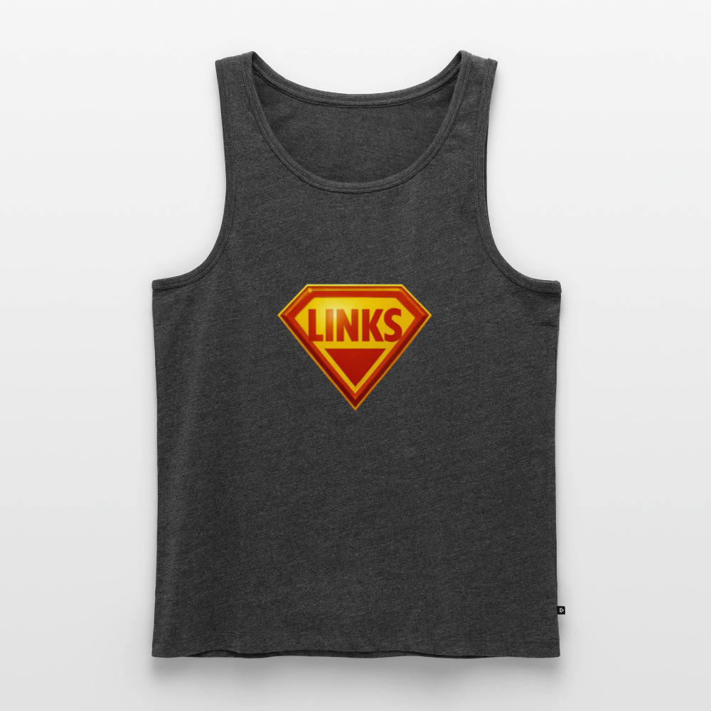 Männer Premium Tank Top - Anthrazit meliert