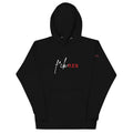 Unisex Hoodie FCK NZS schwarz mit Frontprint und Ärmelprint

