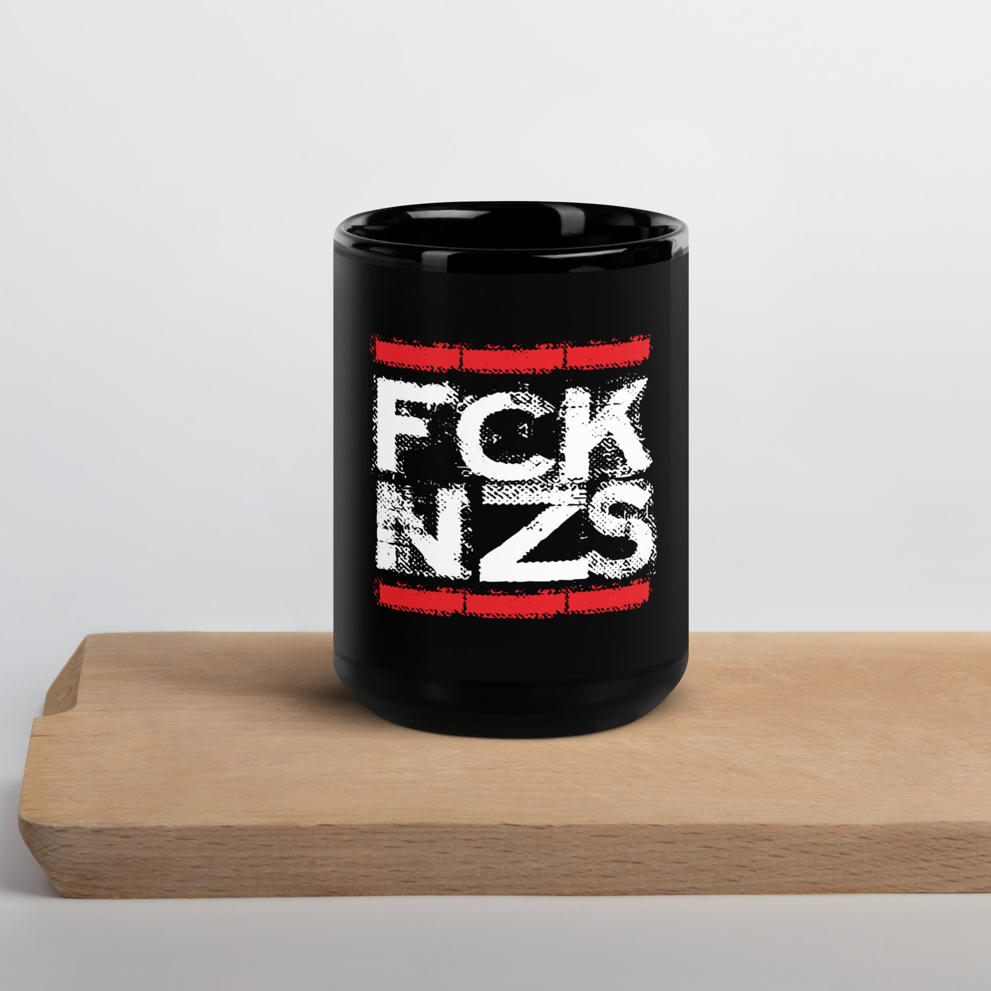 Statement Tasse gegen Rechts glänzende Glasur BPA frei Geschenkidee