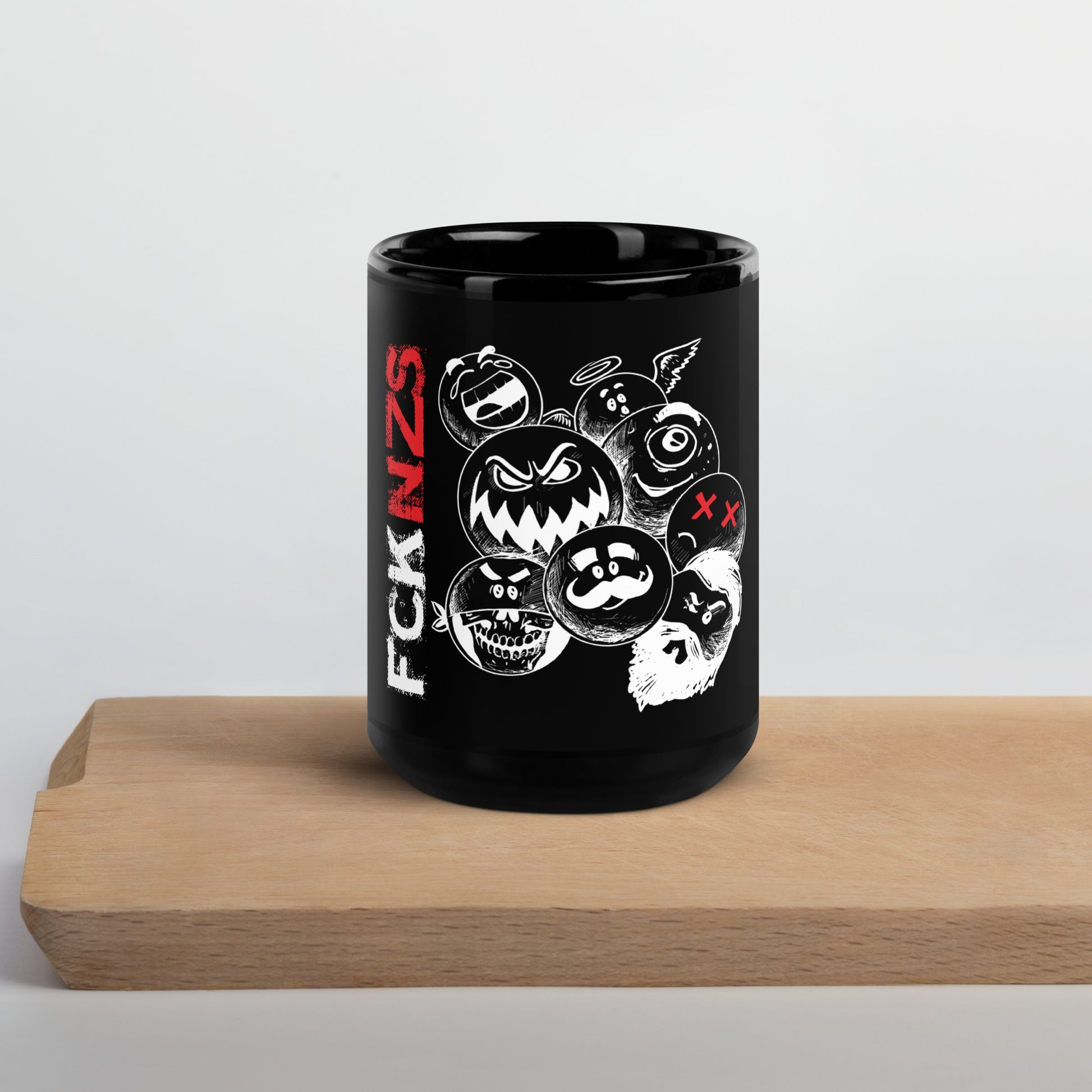 FCK NZS Halloween Edition Tasse 15 oz Höhe 12 cm Durchmesser 8,5 cm