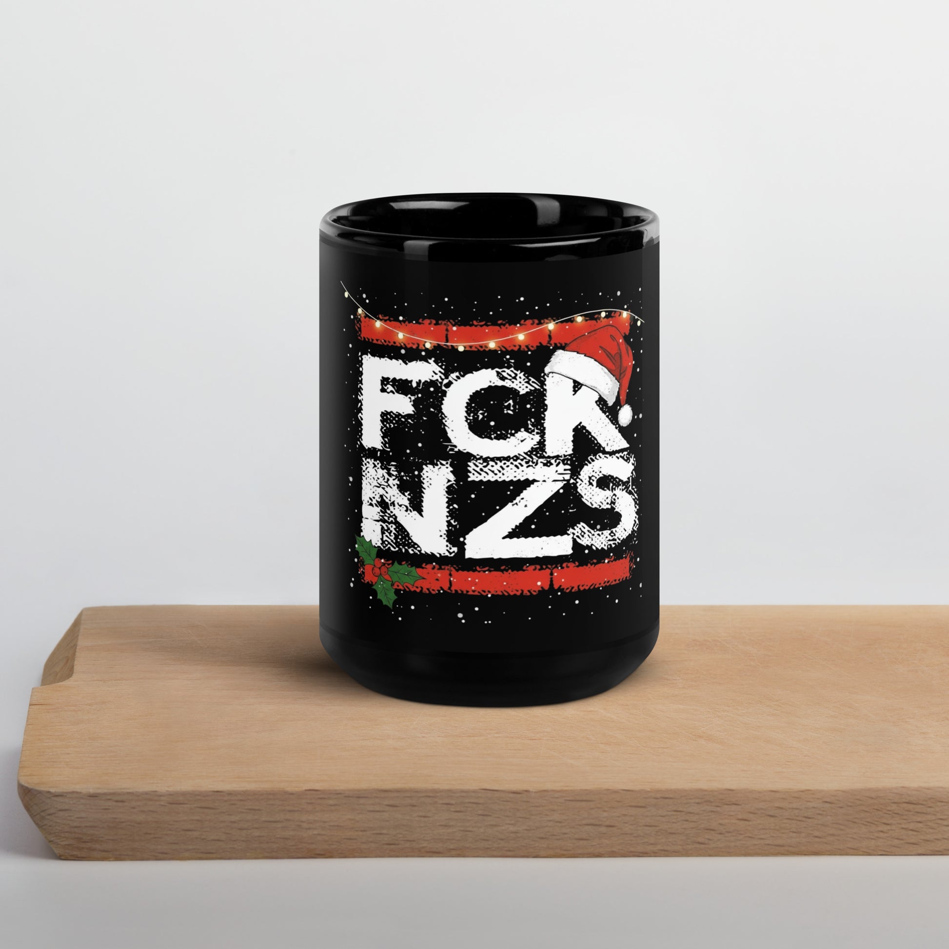 Limitierte Weihnachtsedition FCK NZS Statement Tasse glänzende Glasur BPA frei