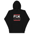 Unisex Hoodie Zahlenbild schwarz mit Frontprint und Ärmelprint

