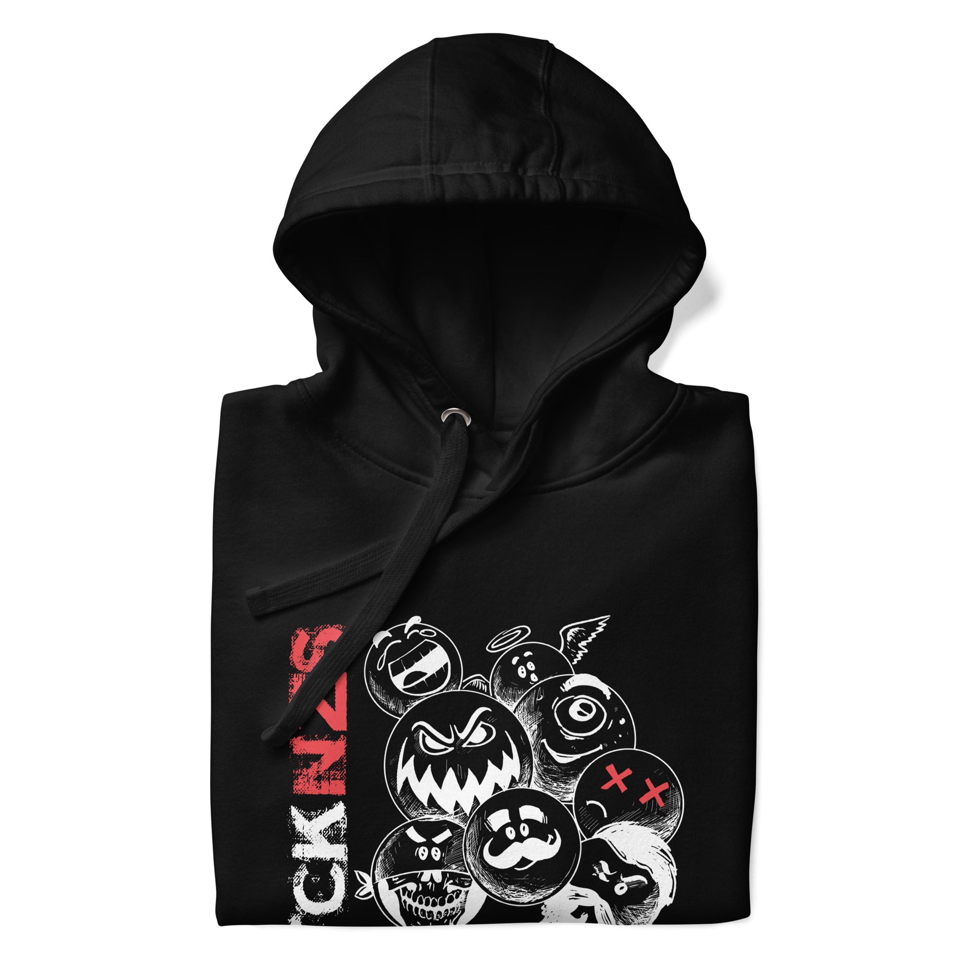 Unisex Hoodie Spuk den Faschismus weg Nahaufnahme
