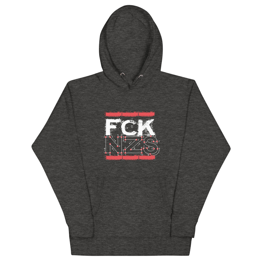 Unisex Zahlenbild Hoodie grau Statement


