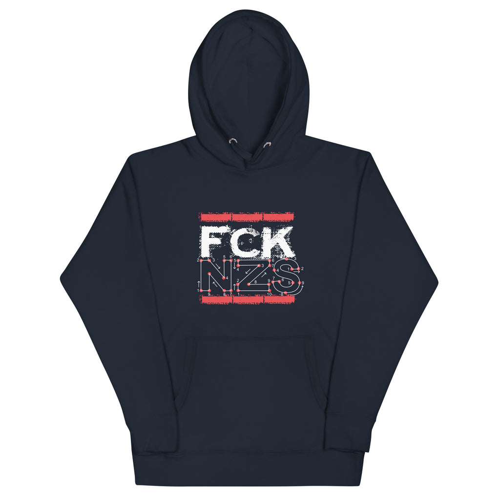 Unisex Zahlenbild Hoodie navy Statement

