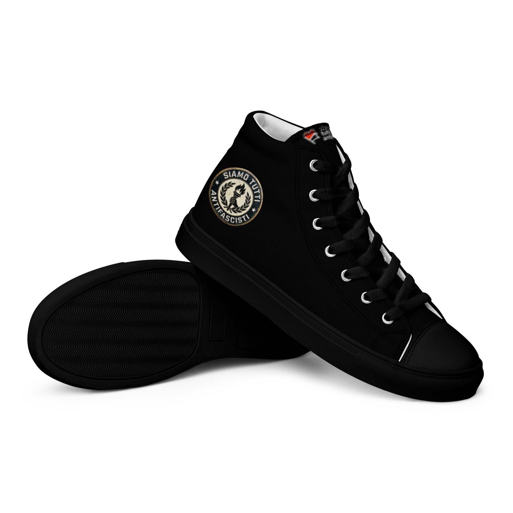 Herren Statement‑Footwear – Siamo tutti antifascisti (Fackel‑Design)