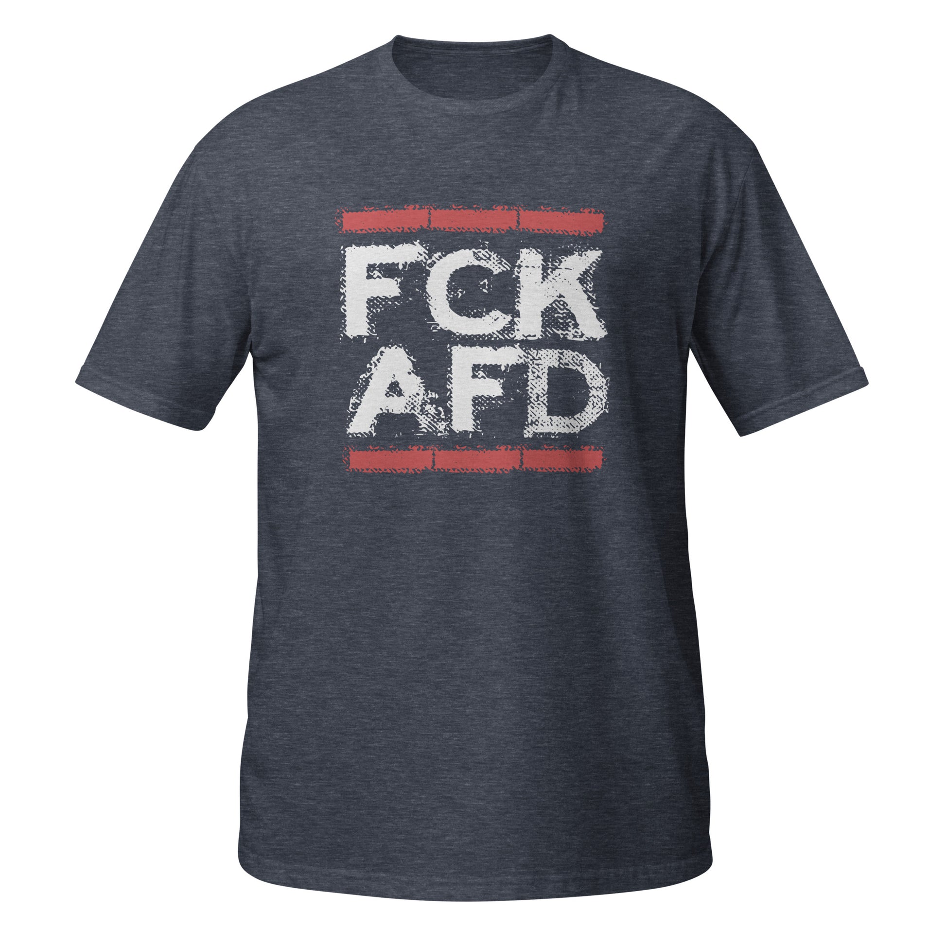 FCK AFD Shirt, günstiges Statement Shirt, Budget Friendly Line, politisches T‑Shirt, Aktivismus Kleidung günstig, Unisex Shirt FCK AFD, leichte Baumwolle 153g