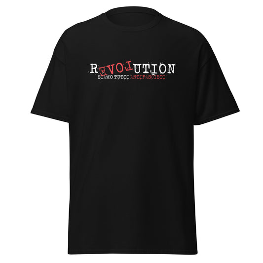 Revolution T‑Shirt Detail Siamo tutti antifascisti 