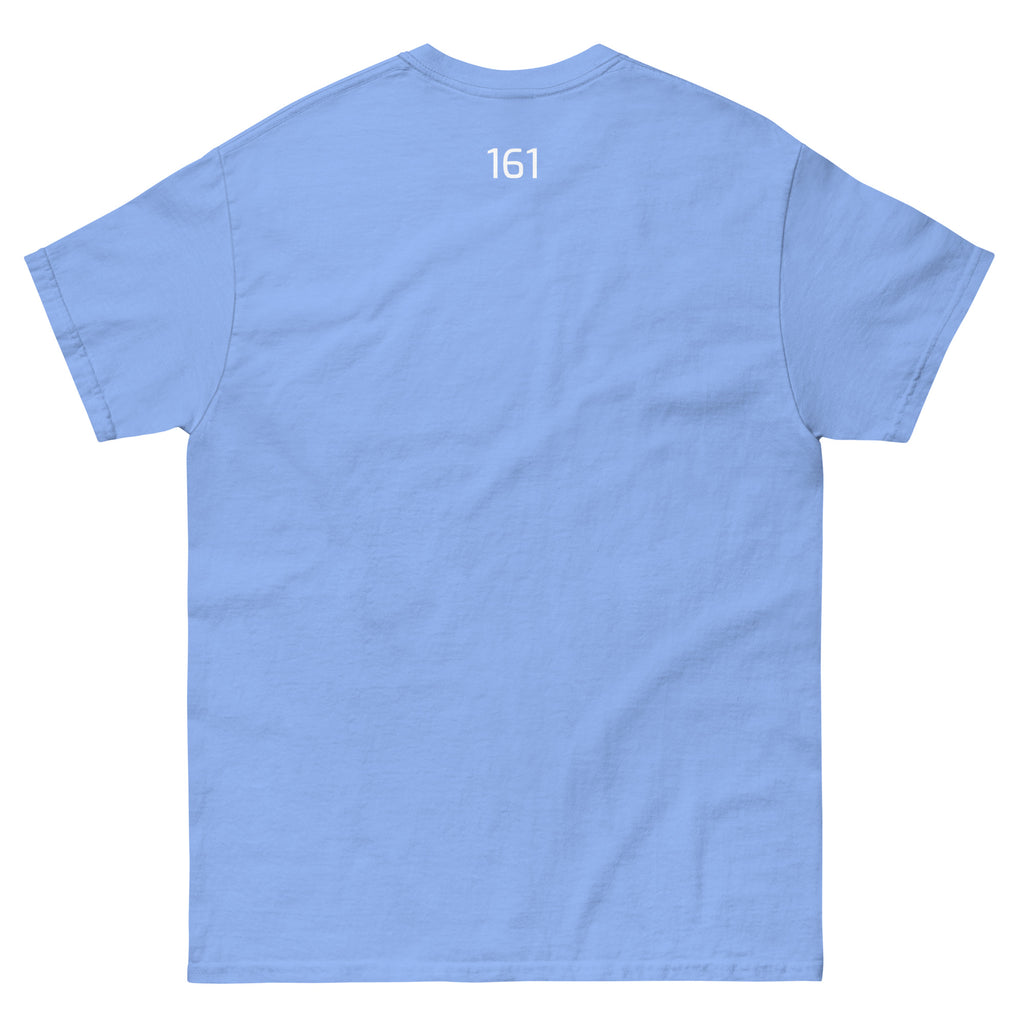 Unisex T‑Shirt Freiheit 161 in Carolina‑Blau – Statement Shirt mit Frontprint Freiheit