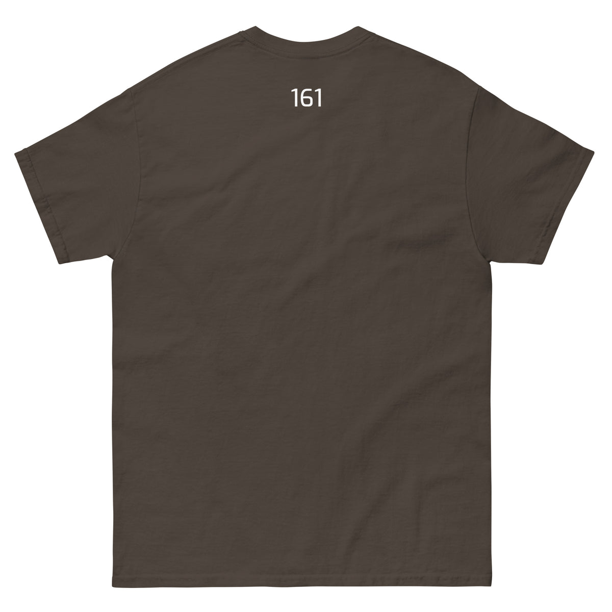 Dunkle Schokolade: Unisex T‑Shirt Freiheit 161 in Dunkle Schokolade – Statement Shirt mit Frontprint Freiheit

