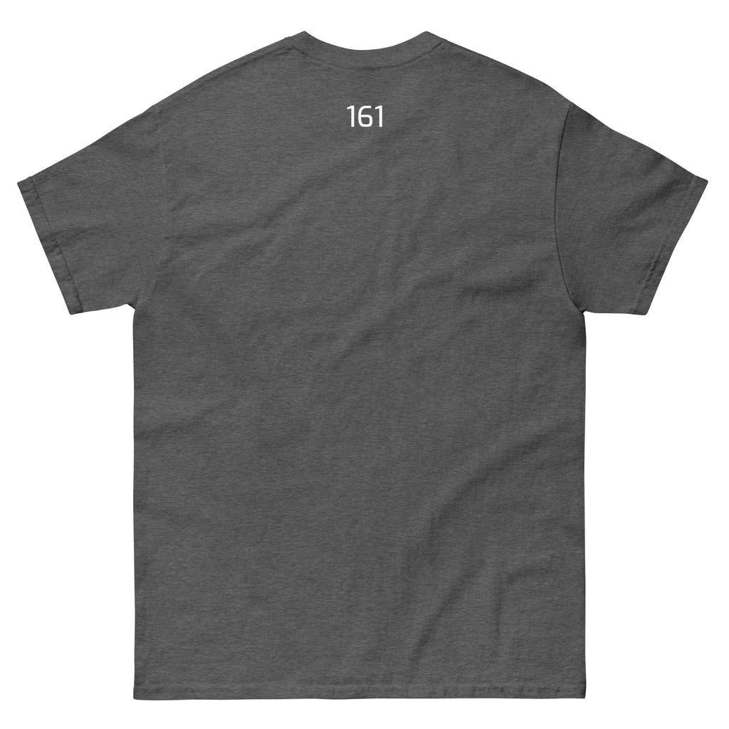 Dunkles Heather: Unisex T‑Shirt Freiheit 161 in Dunkles Heather – Statement Shirt mit Frontprint Freiheit

