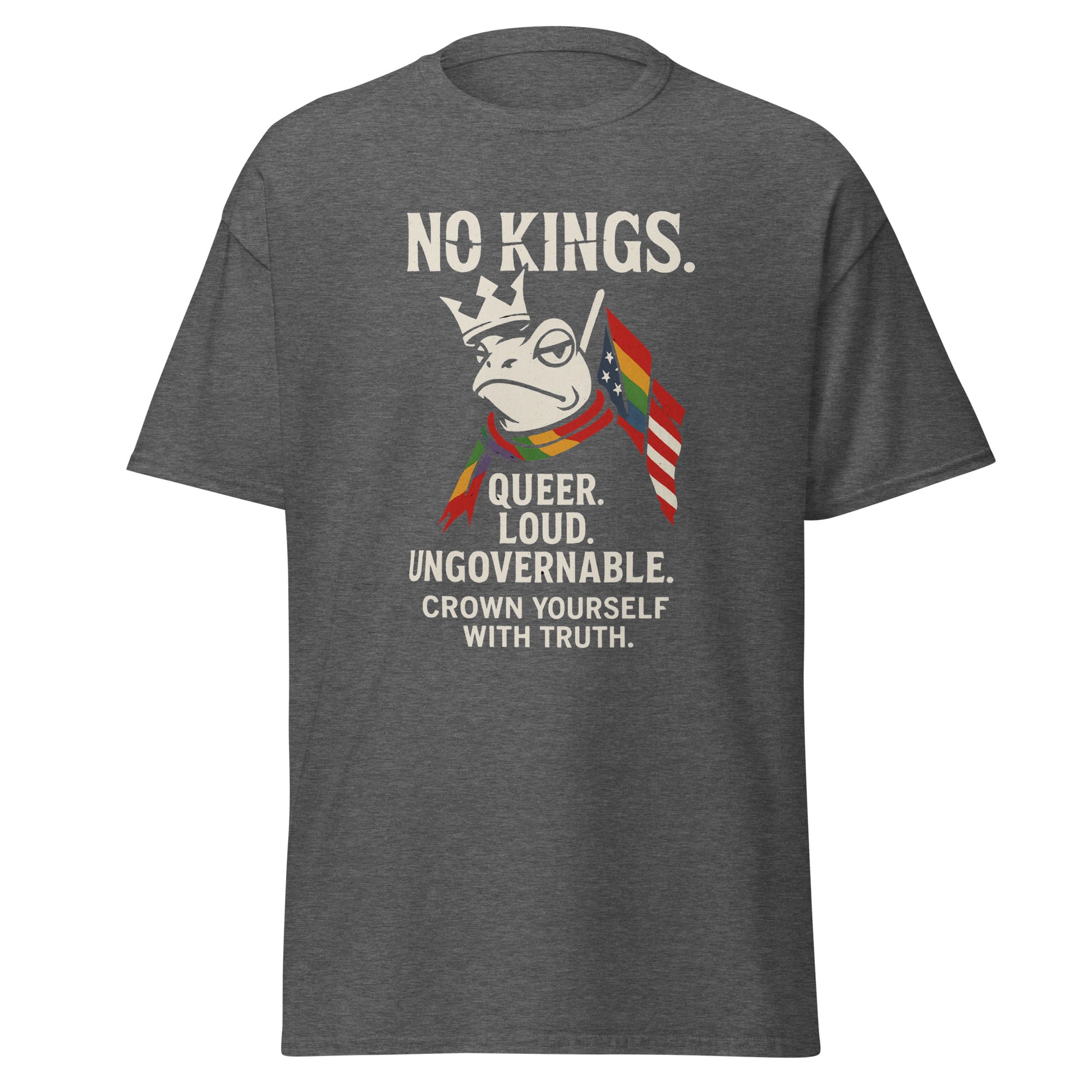 Alt 5: NO KINGS T‑Shirt Größenübersicht S bis 5XL