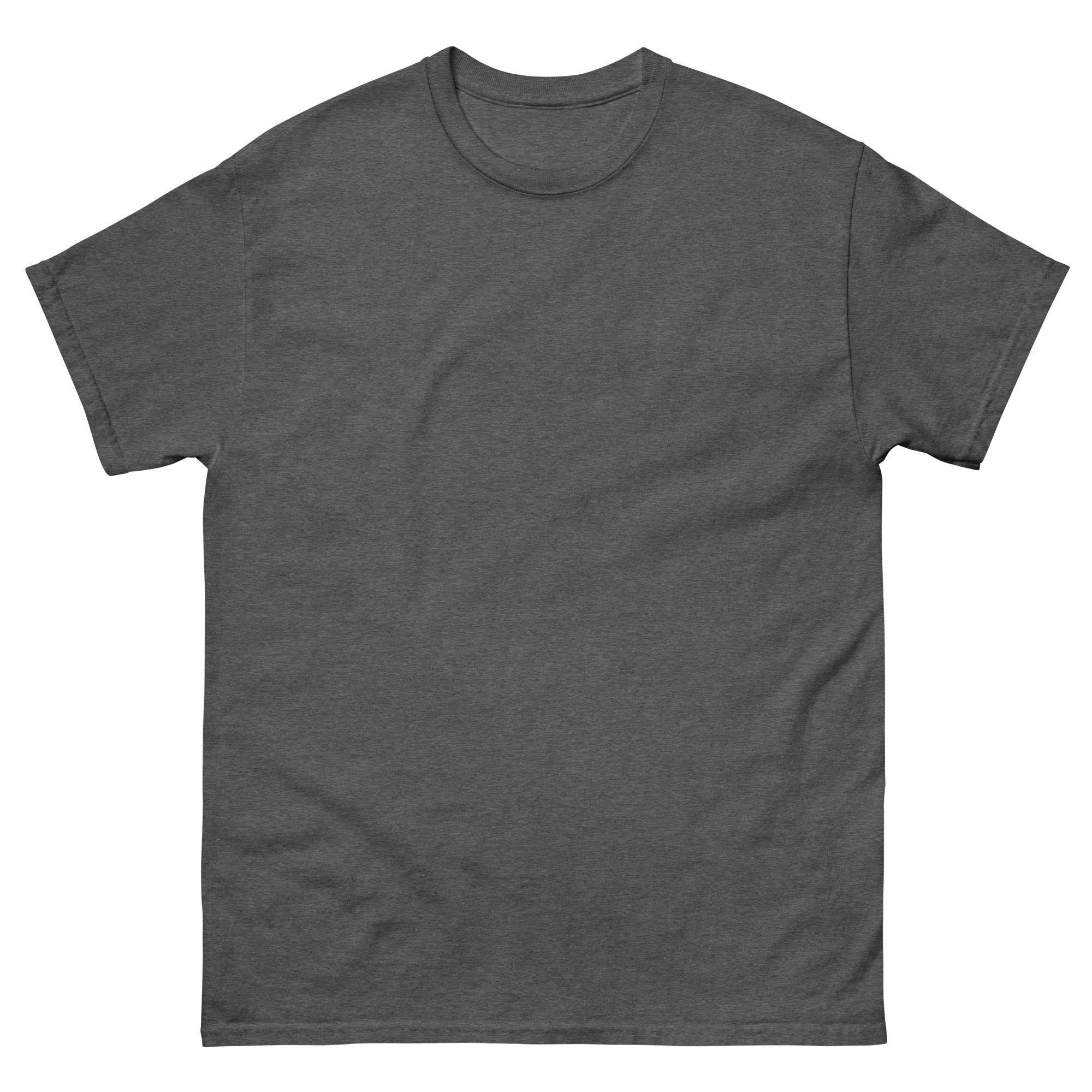 Graues Unisex‑T‑Shirts mit Backprint ‚Siamo tutti antifascisti‘, 