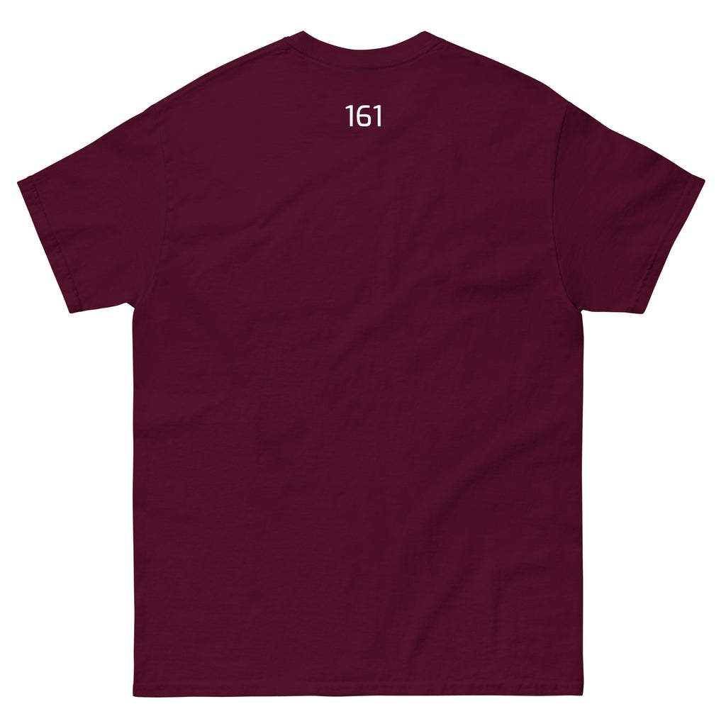 Rückenansicht Unisex T‑Shirt Freiheit 161 in Rot – Statement Shirt mit Frontprint Freiheitct mockup