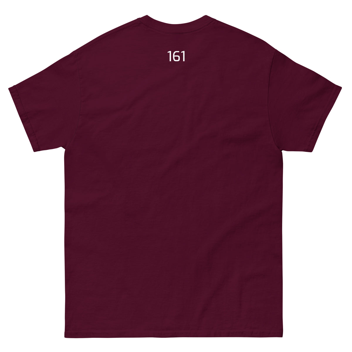 Rückenansicht Unisex T‑Shirt Freiheit 161 in Rot – Statement Shirt mit Frontprint Freiheitct mockup