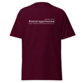 Frontansicht T Shirt mit #neveragainisnow und Margot Friedländer Brustprint

