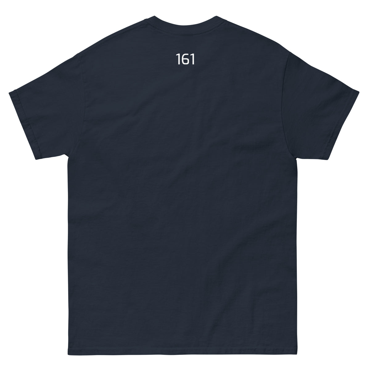 Navy: Unisex T‑Shirt Freiheit 161 in Navy – Statement Shirt mit Frontprint Freiheit

