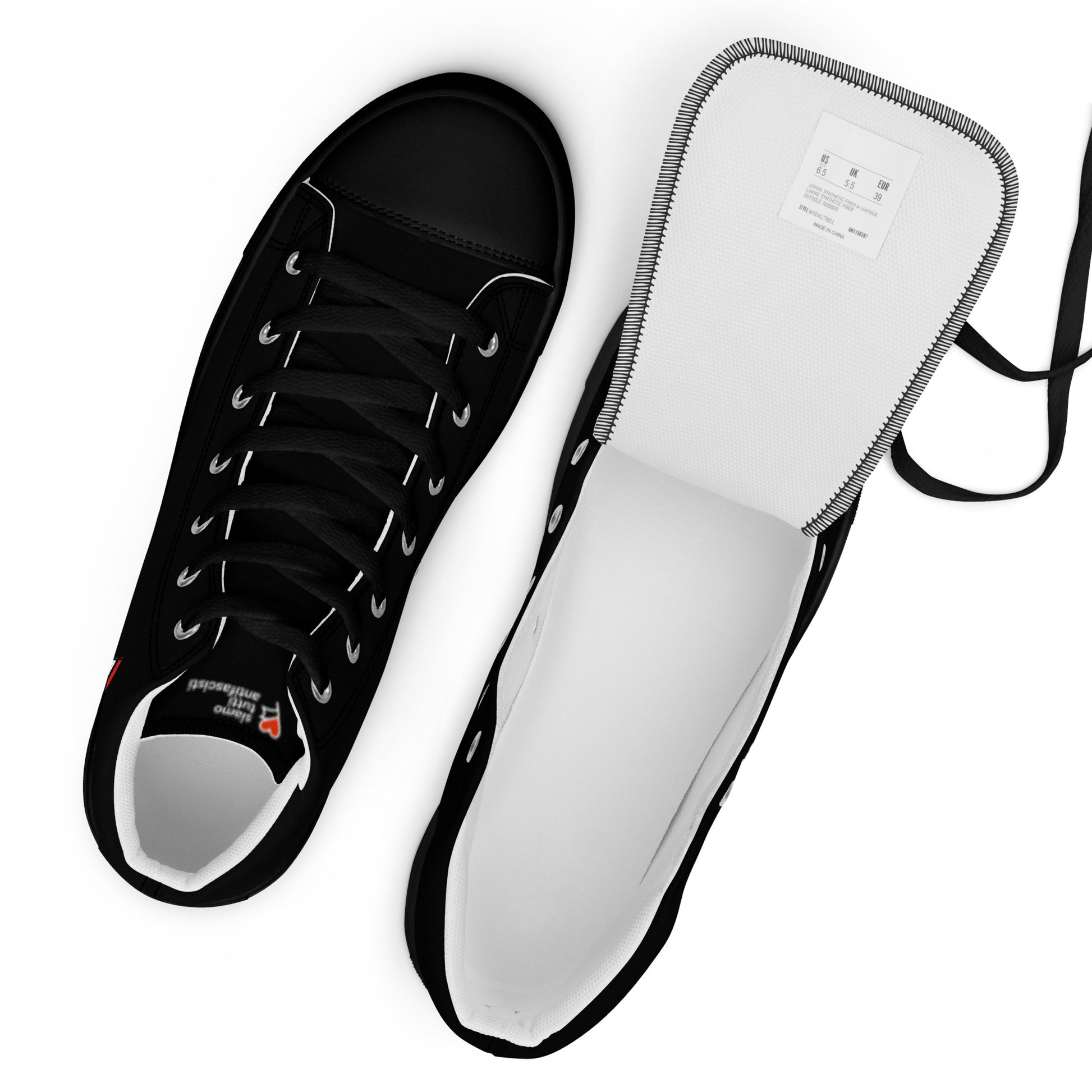 „Damen‑Canvas‑Schuhe mit antifaschistischem FCK NZS Design, ideal für Streetwear mit Werten.“