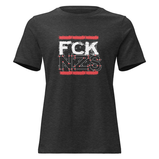 FCK NZS Damen T‑ShirtZahlenbild Retro Vintage

