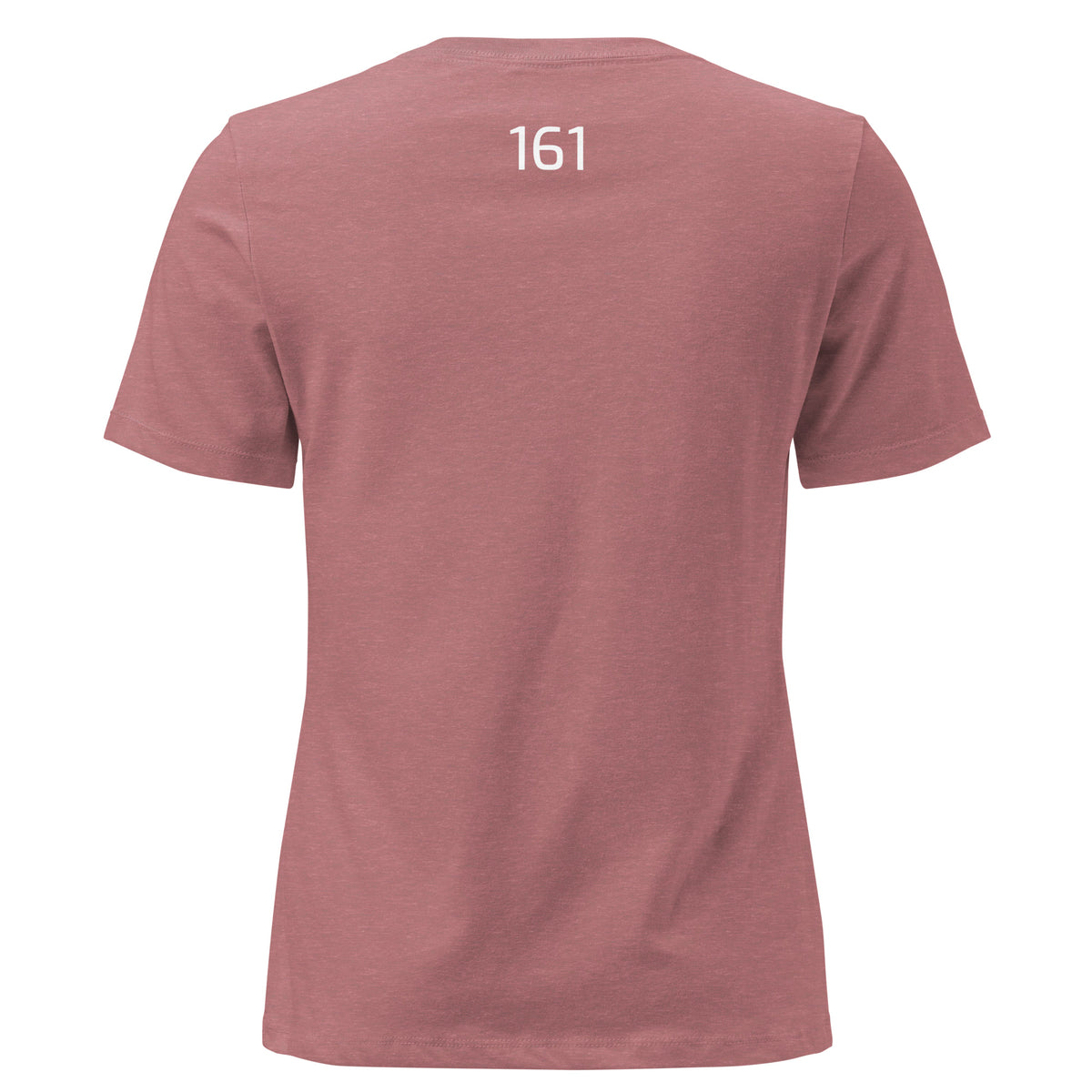 Damen T‑Shirt Freiheit 161 in Heather Mauve – Lockeres Statement Shirt mit Freiheit Frontprint

