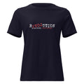 Feminines Shirt mit italienischem Slogan „Siamo tutti antifascisti“

